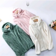 Adult sherpa jackets for men and women sherpa fur long sleeve jacket men