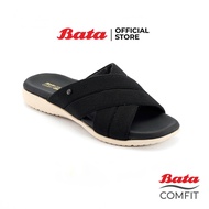 Bata บาจา Comfit รองเท้าเพื่อสุขภาพ รองเท้าแตะลำลองแบบสวม น้ำหนักเบา สำหรับผู้หญิง สีเทา รหัส 6618807 สีดำ รหัส 6616807
