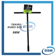 TEKIRO BLACK T-SOCKET WRENCH 9 MM - T-SOCKET WRENCH WR-TT0233