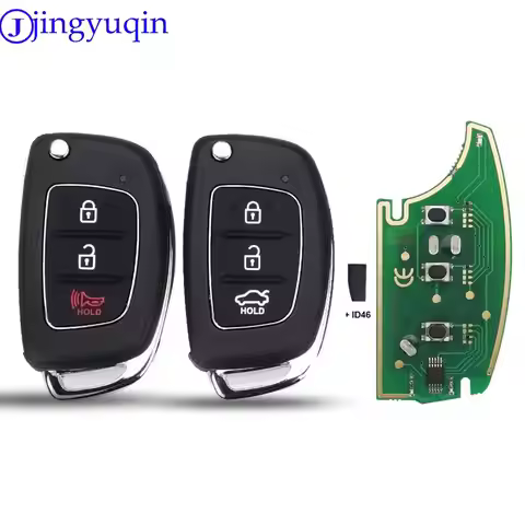 jingyuqin 3B 433Mhz With id46 Car Key Board Control For Hyundai Solaris Accent Tucson l10 l20 l30 Ki