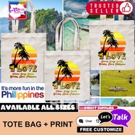 I LOVE Punta Bunga Beach, Boracay, Aklan, Philippines TOTE BAG DESIGN BEST FOR AND SOUVENIRS