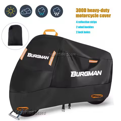 For Burgman 400 650 125 AN400 AN650 AN SKYWAVE 400 Motorcycle Cover Waterproof Outdoor Scooter UV Pr