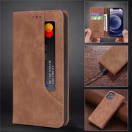 Magnetic leather case/case for iPhone 15 Pro Max, 15 Pro, 14 Pro Max, 13 ProMax, 12 Pro Max, 11 Pro 