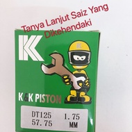 Yamaha DT125 Piston(Saiz STD-200)Piston Sahaja