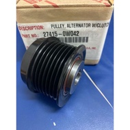 ORIGINAL TOYOTA VELLFIRE ANH20 2.4 (2009-2014) ESTIMA ACR50 / VANGUARD ALTERNATOR PULLEY WITH CLUTCH