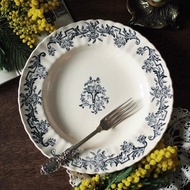 19世紀法國 Longchamp LOUIS XVI 百年古董大陶碟