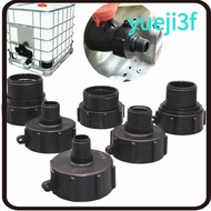 YUEJI IBC Tank Adapter, Plastic Accessories IBC Ton Barrel Connector,  IBC Fitting S60 Hose Connecto
