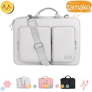 TAMAKO Computer bag, Shockproof Large Capacity Laptop Bag,  Strap Carrying Briefcase 360 Protective Laptop  for //Dell/Asus/ Women Men