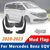 FOR Mercedes Benz EQV Mudguard Fender Mudflaps Front Rear 4pcs Mud Flap Guards Splash Car Accessorie