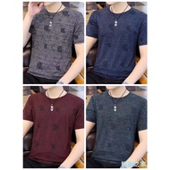 [Leopard Open House] 2023 Summer Trend Korean Version Slim Short Sleeve T-shirt Printed Round Neck B