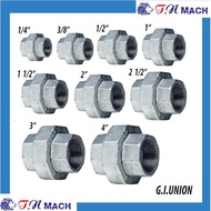 [Ready Stock] G.I Fitting Street Elbow/ Union/ Flange/ G.I.UNION 1/4" 3/8" 1/2" 1"  1 1/2"  2"