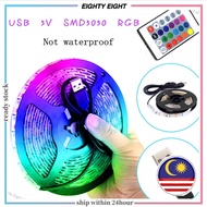 Eighty Eight Shop USB 5V Soft 7 Colors Change String Light with Remote Control for TV Background Dec