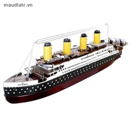 MM Color Titanic Puzzle DIY Cruise Ship Assembled Model Kits Children Educational Toys VN