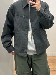 UniqloˉYoujia Yanye U Mens Casual Zipper Jacket Detroit Jacket Frock Lapel Denim Jacket 475681