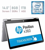 HP Pavilion 14-inch x360 HD Touchscreen Convertible 2 in 1 Laptop / Tablet PC, Intel Core i5-8250...