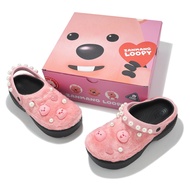Crocs Sandals Stomp Clog Men's Women's Shoes Pink Loopy Thick-Soled Crocs Hole Shoes [ACS] 21052390H