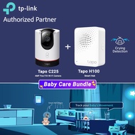 TP-Link Tapo Baby Care Bundle Promo Tapo C225 4MP Pan/Tilt Wi-Fi Camera + Tapo H100 Smart Hub Smart 
