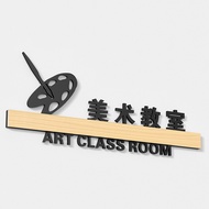 Acrylic Classroom House Number Art Room Signage Art School Training Institution Counseling Class Roo