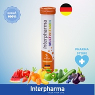 Interpharma Multivitamin 20 Tablets % Effervescent Vitamin C B1 B2 B3 B5 B6 B9 B12 E Biotin