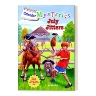 English Original Book Calendar Mysteries 7 July Jitters Calendar Mystery Series 7 Imported