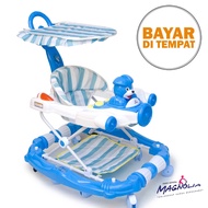 Baby Walker Wolker Spacebaby Roda Dorongan Bayi Belajar Jalan Apolo Kereta Bayi Belajar Jalan Anak