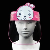 屯團百貨 - 兒童全面防護海棉頭帶面罩 高清透明 兒童幼兒 防霧防風沙防唾液防流感防菌防塵 透明口罩 防護盾牌 透明面罩 防疫 防疫用品 (圖案隨機)