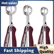 Cookie Scoop for Baking Set of 3, Ice Cream Scoop Stainless Steel, Cookie Dough Scoop, Cupcake Scoop