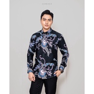 Laskala Batik Premium Laxmi Kemeja Batik Pria Slimfit Lengan Panjang