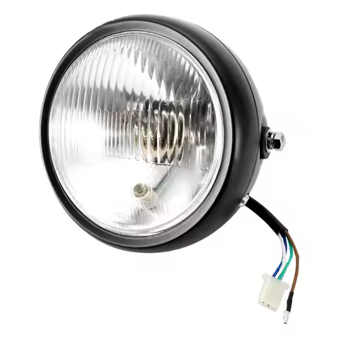 Fits For CG125 Modified Motorcycle Headlight Motorcycle Front Headlight Front Motorcycle Lighting Sh