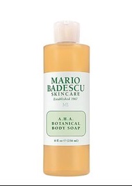 [可預訂，5個工作天內到貨] Mario Badescu AHA Botanical Body Soap 236mL 英國平行進口