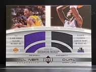 NBA卡 2003 Upper Deck Kobe Bryant  Calvin Garnett 球衣卡