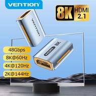Vention 8K HDMI Extender HDMI Female to Female Connector 8K60Hz HDMI 2.1 Coupler Extension Adapter for PS4 HDTV Roku TV Stick PC