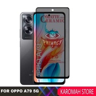 Tempered Glass Oppo A79 5G 2023 Privacy Screen Protector