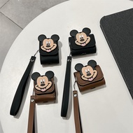 AirPods Pro2 AirPods Pro Airpods3 gen3 AirPods2 Cute Cartoon มิกกี้เมาส์ Mikcey Mouse Protective Leather Case