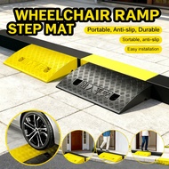 Ramp Mat Step Wheelchair Road Curb Car Ramp Portable Ramp Mat Fixed Mat Kerb Motorcycle