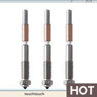 Bimetal Nozzle 0.2/0.4/0.6mm,Nozzle Replacement for QIDI Q2 Q2c 3D Printer, for PLA, PETG, ABS, ASA,