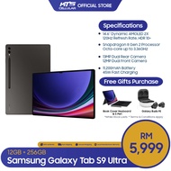 Samsung Galaxy Tab S9 Ultra (12GB+256GB/512GB) Tablet - Original 1 Year Warranty by Samsung MY