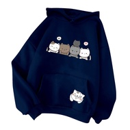 jaket hoodie anak perempuan gambar kucing lucu usia 5-15 tahun