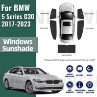 Car Sunshade curtain For BMW 5 series G30 2017-2023 G 30 Car Sunshade Shield Front Windshield Frame 