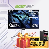[FREE ACER ICONIA A10 TABLET 15 - 26 MAY] Predator X32 FP 32 Inch UHD 4K miniLED Gaming Monitor