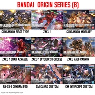 HG 1/144 BANDAI ORIGIN SERIES (B)