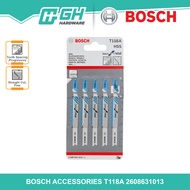 [ GH HARDWARE ] BOSCH T 118 A / T118A / T118 A Basic for Metal Jigsaw Blade - 1pcs / 5pcs