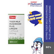 Vitpro Tiger Milk Mushroom Plus Lingzhi 60'S