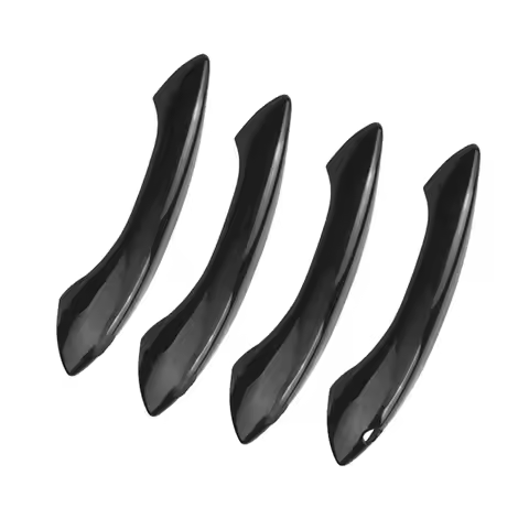 A61E-ABS Black Outside Exterior Door Handle Protector Cover Trim for-BMW 5 6 7 Series F07 F10 F11 F0
