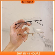 MOYOKA แว่นกรองแสง ไร้กรอบ สี่เหลี่ยม แว่นตา แฟชั่น แว่นกันแดด แว่นตาแฟชั่น แว่นตาแฟชั่น แว่นกรองแสง ผญ แว่นตากรองแสง แว่นตา แว่น แว่นกรองแสง