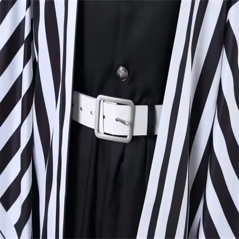 Anime demon killer Kimetsu No Yaiba Iguro Obanai Haori Kimono role-playing wig, white snake prop, Ha