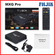 ชุด MXQ PRO FHJIK 4K 5G กล่องทีวีกล่องสมาร์ททีวี2.4G & 5G WiFi Mxq Pro 4K ทีวียอดนิยมกล่องทีวี1080P 