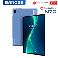 【2025 TOP5】BANOSS N70 Tablet PC 10.1 Inches Android 11 5G WiFi 8800mAh Dual SIM 4G Gaming Online Cla