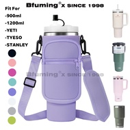 Bfuming® 900ml/1200ml Tumbler Water Bottle Carrier Bag Sleeve Pouch With 2 Pockets & Adjustable Stra