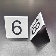 Table Number Acrylic Slot-in Type/ Dine in Table Number 桌号牌 数字号牌 E8